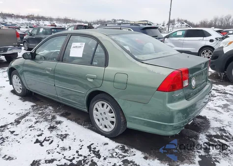 2004 Honda Civic Lx из США, поврежденный, VIN 2HGES16524H641193